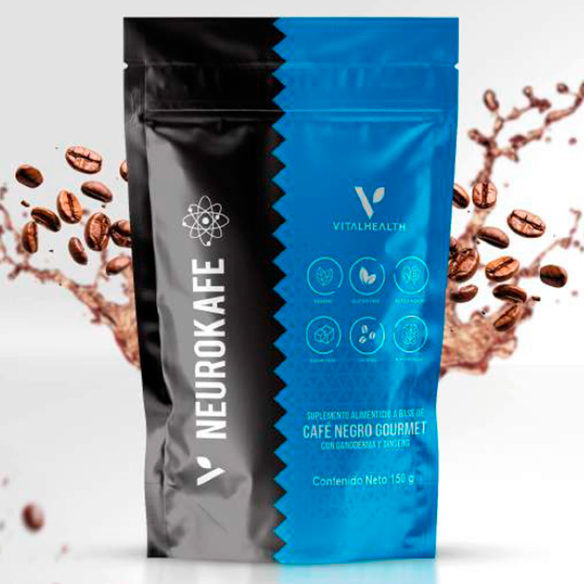 V-neurokafe® 150 Gramos Imagen secundaria del producto